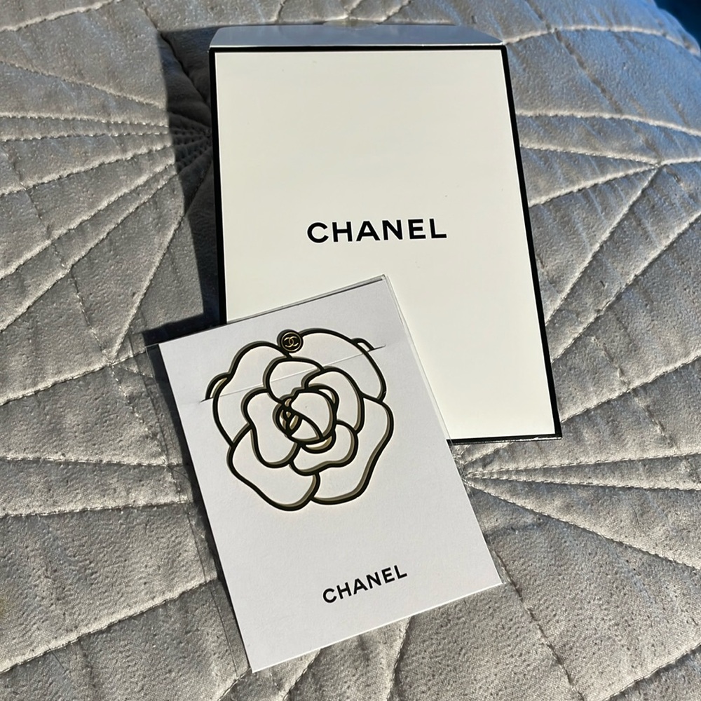 Chanel Gold Camellia Bookmark
